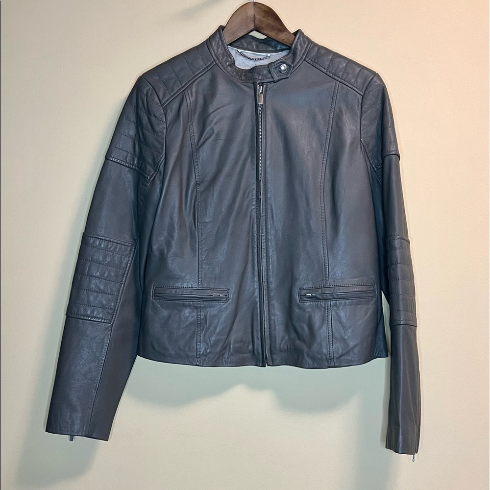 Banana Republic Leather Moto Jacket